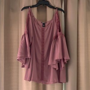 Beautiful cold shoulder blouse new without tags